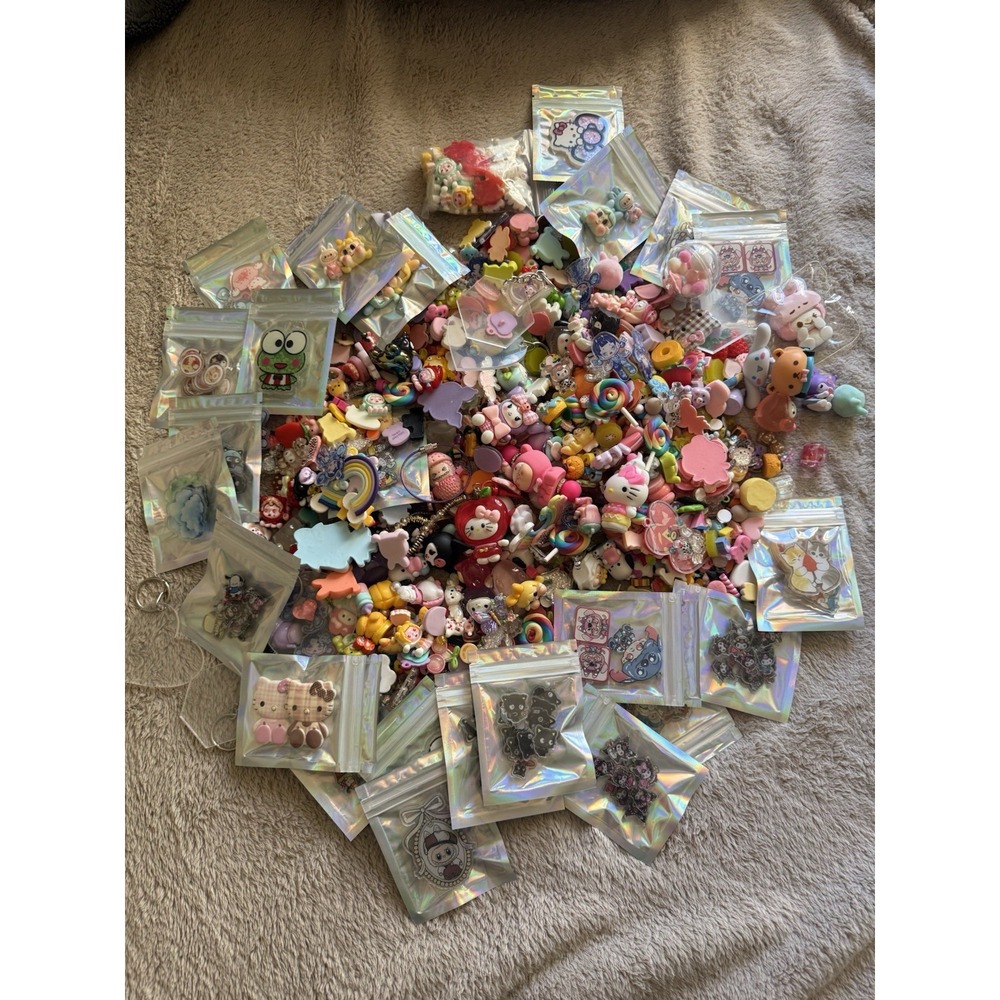 Jewelry Craft New Charms 5 Lb Lot Sanrio Tiny Fruit Care Bear Flat Back Crafts